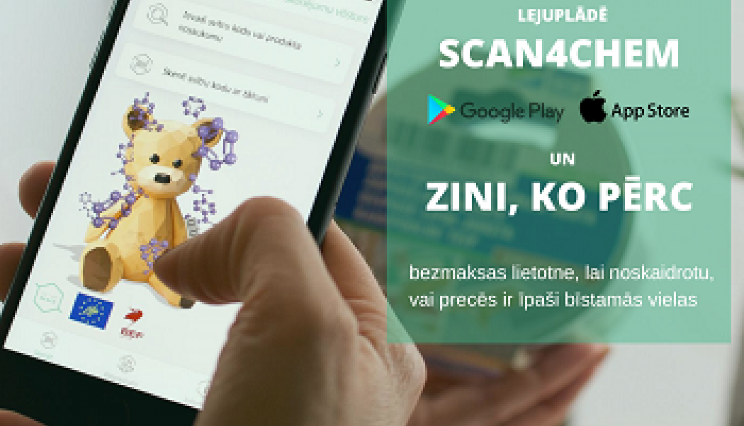 Scan4Chem – lietotne viesiem, kas iepērkas
