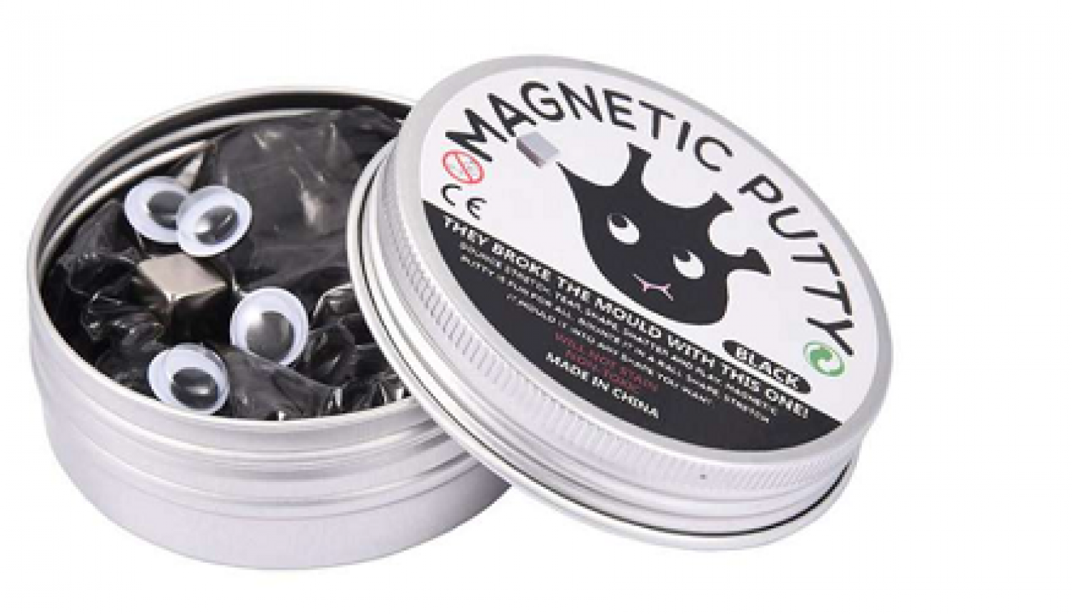 Atsaukums. Rotaļlieta: plastilīns ar magnētu MAGNETIC PUTTY